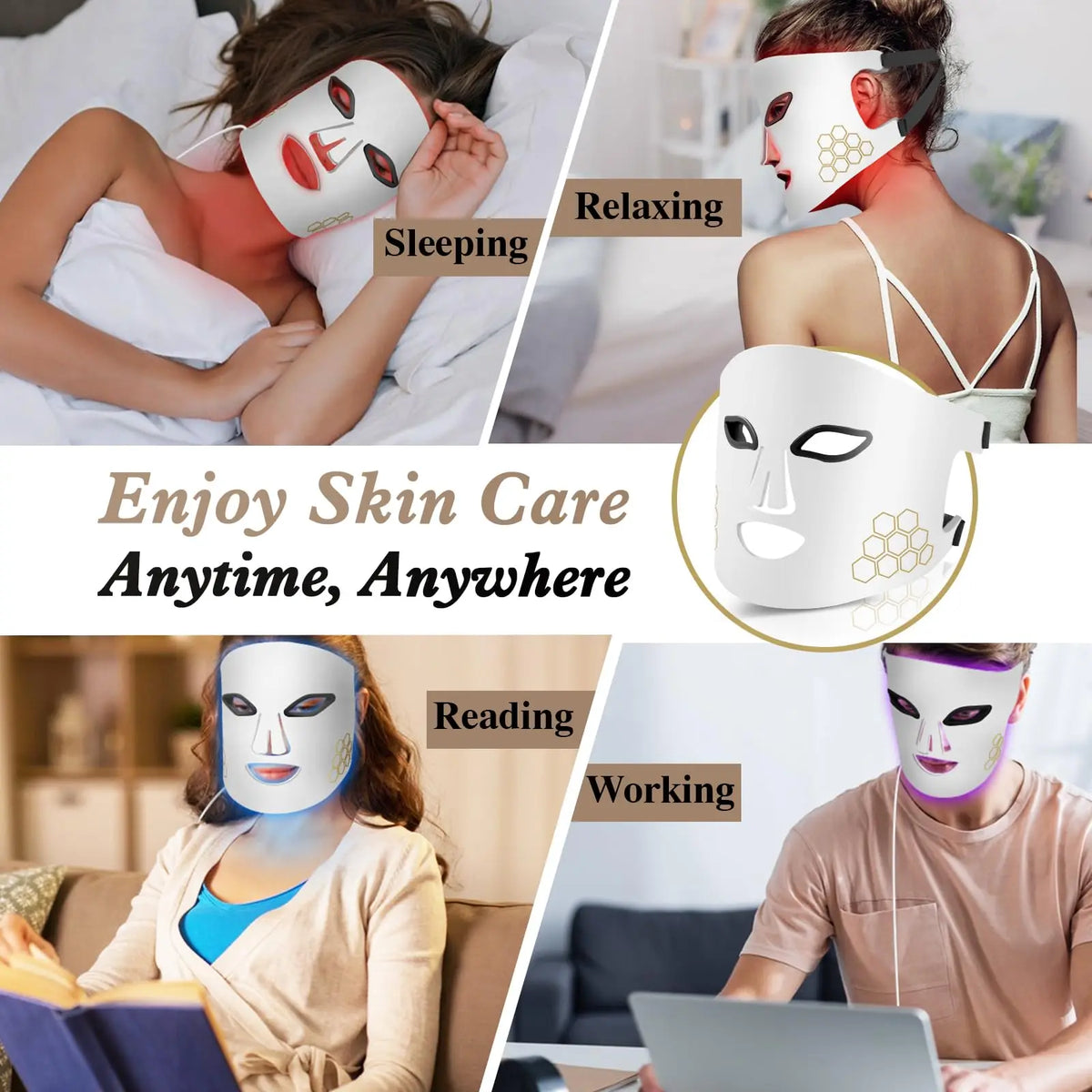 Hello Face LED Light Therapy Face Mask