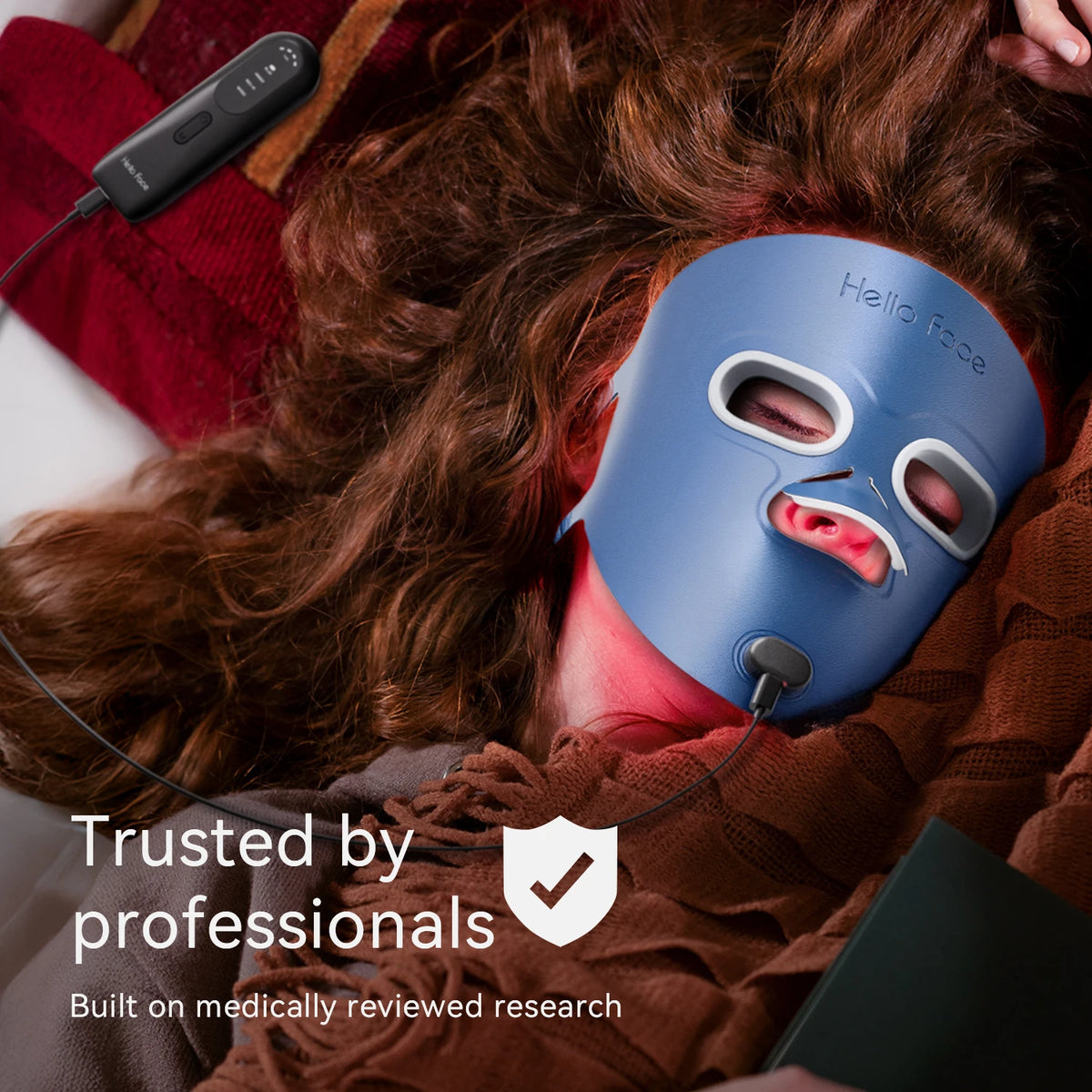 Wireless Red & Infrared Light Face Mask