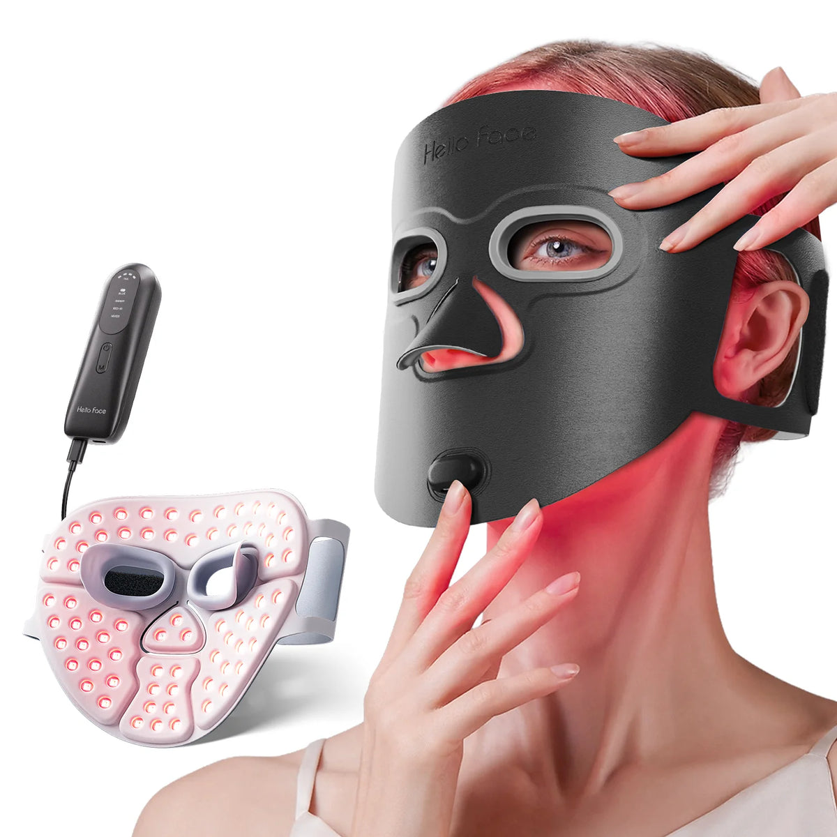 Wireless Red & Infrared Light Face Mask